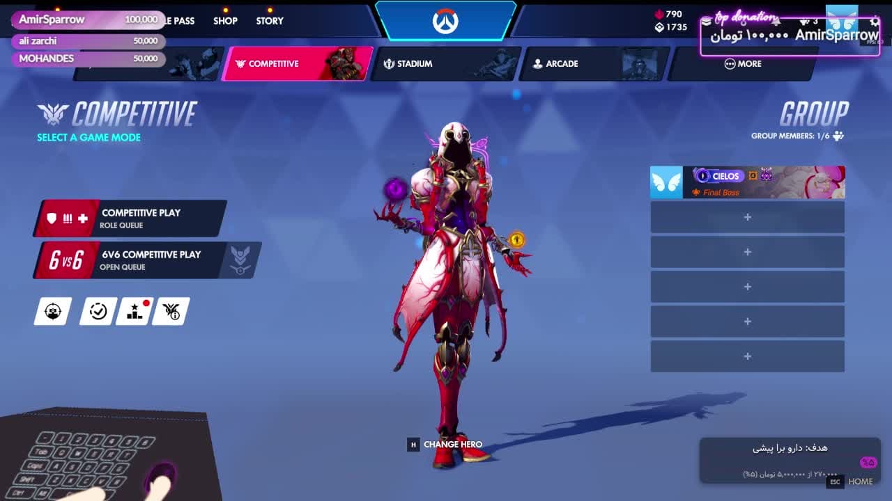 کی میگه overwatch پلیر ایرانی نداره!!!